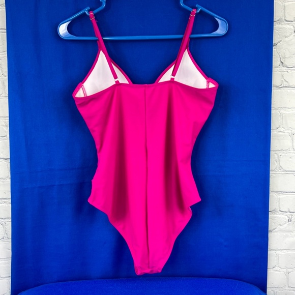 •DAVI & DANI•| Bright Pink One Piece Bathing Suit - Picture 4 of 13
